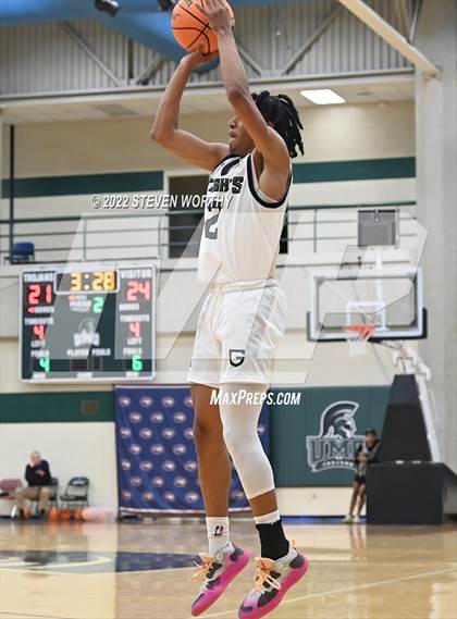 Thumbnail 3 in United Faith Christian Academy vs. Greenfield (NCISAA 1A State Championship) photogallery.