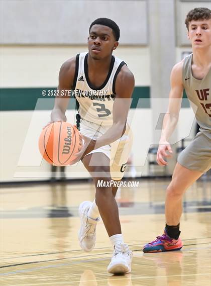 Thumbnail 1 in United Faith Christian Academy vs. Greenfield (NCISAA 1A State Championship) photogallery.