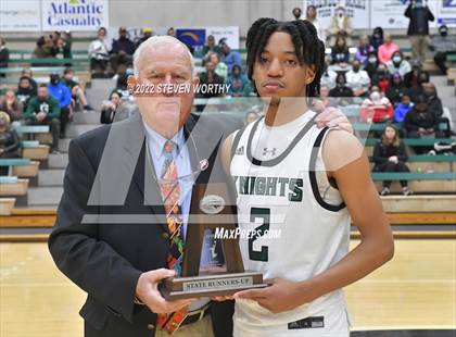 Thumbnail 2 in United Faith Christian Academy vs. Greenfield (NCISAA 1A State Championship) photogallery.