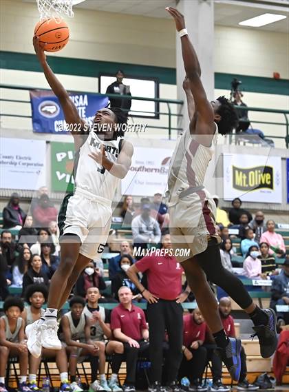 Thumbnail 1 in United Faith Christian Academy vs. Greenfield (NCISAA 1A State Championship) photogallery.
