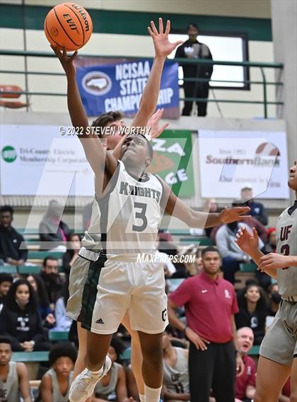 Thumbnail 1 in United Faith Christian Academy vs. Greenfield (NCISAA 1A State Championship) photogallery.