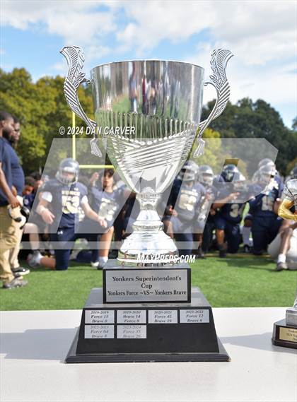 Thumbnail 1 in Yonkers Force [Gorton/Roosevelt/Yonkers Montessori Academy/Yonkers] @ Yonkers Brave [Saunders Trades & Tech/Lincoln/Riverside/Palisade Prep]  (Yonkers Superintendent's Cup) photogallery.