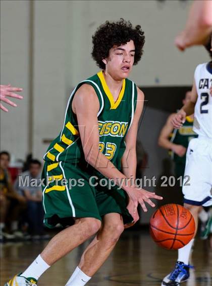 Thumbnail 1 in Edison vs. West Ranch (CIF SS Playoffs) photogallery.