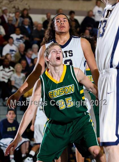 Thumbnail 1 in Edison vs. West Ranch (CIF SS Playoffs) photogallery.