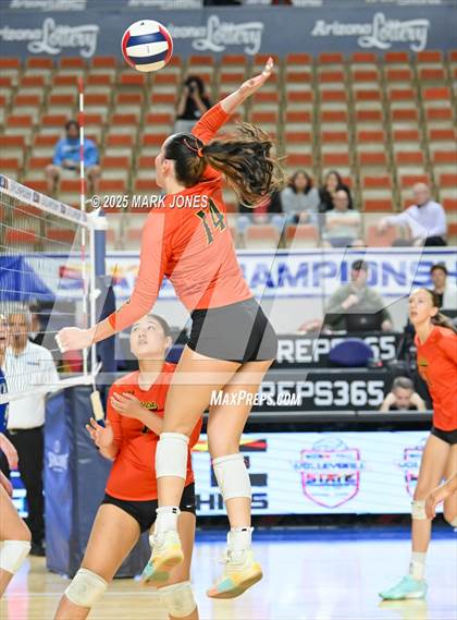 Thumbnail 2 in Xavier College Prep vs. Corona del Sol (AIA 6A Final) photogallery.