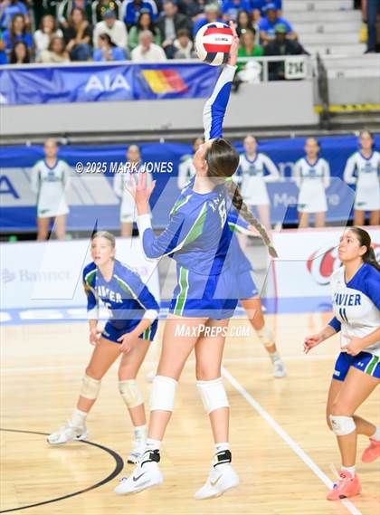 Thumbnail 3 in Xavier College Prep vs. Corona del Sol (AIA 6A Final) photogallery.