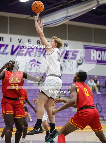 Thumbnail 1 in Judge Memorial vs. Elko (Riverton Holiday Tournament) photogallery.