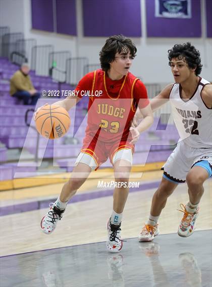 Thumbnail 1 in Judge Memorial vs. Elko (Riverton Holiday Tournament) photogallery.