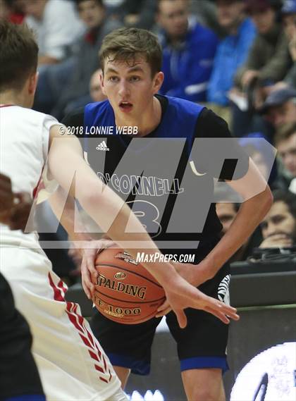 Thumbnail 2 in Bishop O'Connell vs Albany Academy (Spalding Hoophall Classic) photogallery.