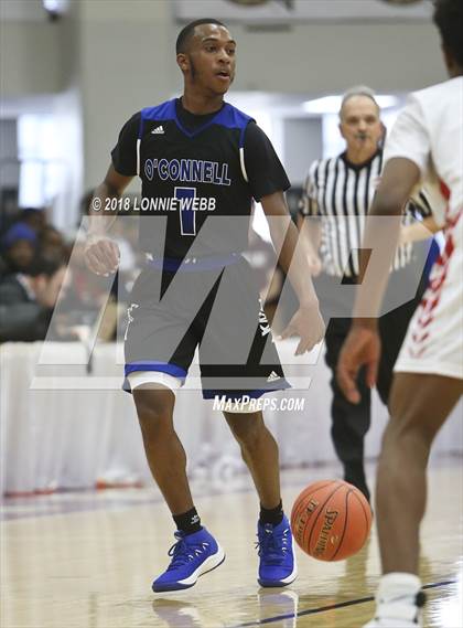 Thumbnail 2 in Bishop O'Connell vs Albany Academy (Spalding Hoophall Classic) photogallery.