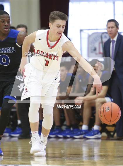Thumbnail 2 in Bishop O'Connell vs Albany Academy (Spalding Hoophall Classic) photogallery.
