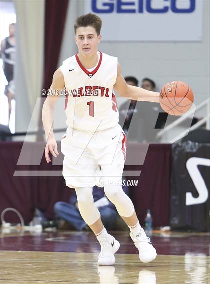 Thumbnail 3 in Bishop O'Connell vs Albany Academy (Spalding Hoophall Classic) photogallery.