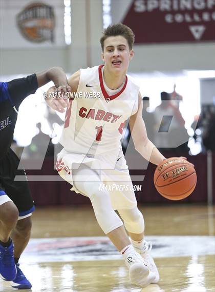 Thumbnail 3 in Bishop O'Connell vs Albany Academy (Spalding Hoophall Classic) photogallery.