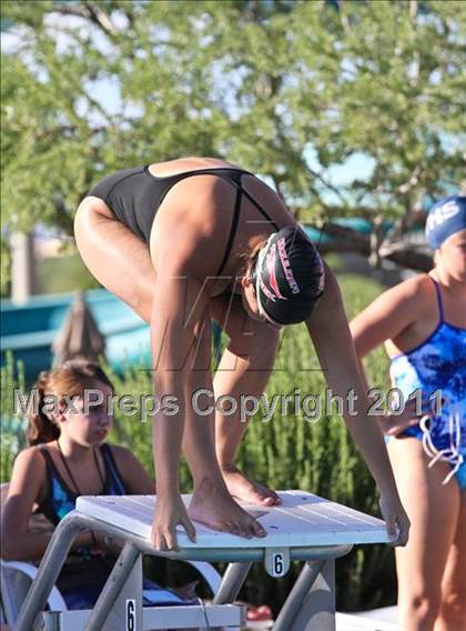Thumbnail 2 in Deer Valley vs. Boulder Creek (Co-ed Swimming) photogallery.
