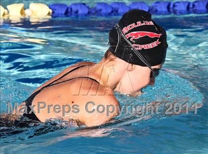 Thumbnail 1 in Deer Valley vs. Boulder Creek (Co-ed Swimming) photogallery.