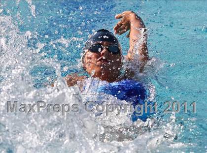 Thumbnail 3 in Deer Valley vs. Boulder Creek (Co-ed Swimming) photogallery.