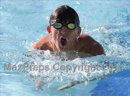 Thumbnail 2 in Deer Valley vs. Boulder Creek (Co-ed Swimming) photogallery.