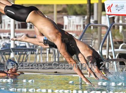 Thumbnail 2 in Deer Valley vs. Boulder Creek (Co-ed Swimming) photogallery.
