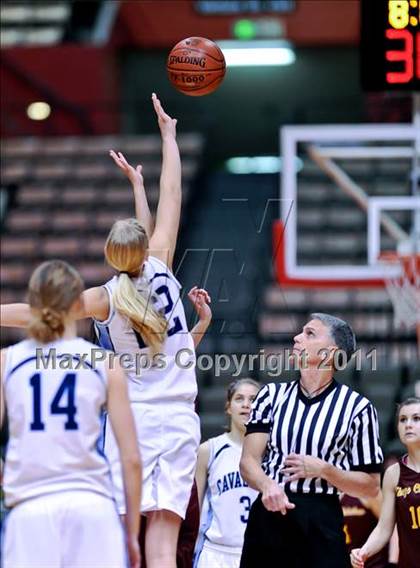 Thumbnail 1 in Kings Christian vs Central Valley Christian (CIF CS D5 Final) photogallery.
