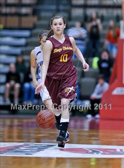 Thumbnail 3 in Kings Christian vs Central Valley Christian (CIF CS D5 Final) photogallery.
