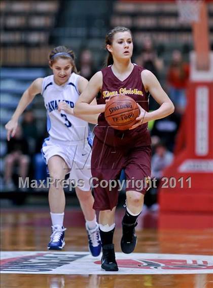 Thumbnail 1 in Kings Christian vs Central Valley Christian (CIF CS D5 Final) photogallery.