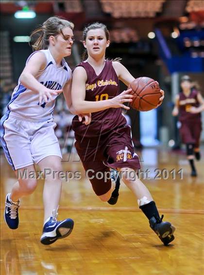 Thumbnail 1 in Kings Christian vs Central Valley Christian (CIF CS D5 Final) photogallery.