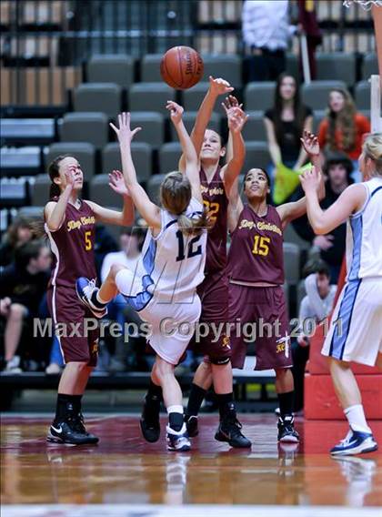Thumbnail 2 in Kings Christian vs Central Valley Christian (CIF CS D5 Final) photogallery.