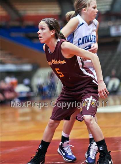 Thumbnail 2 in Kings Christian vs Central Valley Christian (CIF CS D5 Final) photogallery.