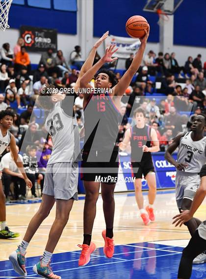 Thumbnail 1 in Prolific Prep of Napa Christian vs. Phoenix Prep (Crush in the Valley) photogallery.
