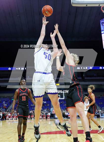 Thumbnail 3 in Lipan vs. Shelbyville (UIL 2A Basketball Final) photogallery.