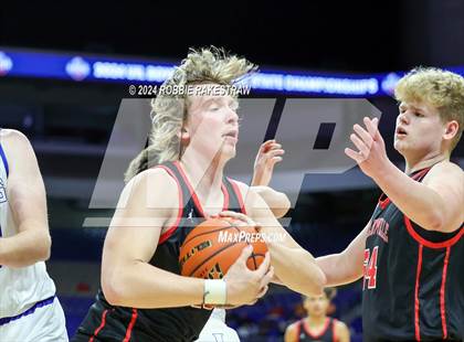 Thumbnail 1 in Lipan vs. Shelbyville (UIL 2A Basketball Final) photogallery.