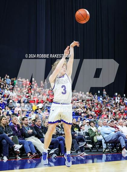 Thumbnail 1 in Lipan vs. Shelbyville (UIL 2A Basketball Final) photogallery.