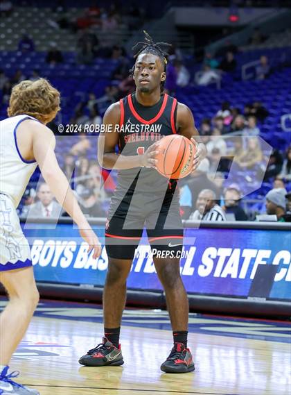 Thumbnail 1 in Lipan vs. Shelbyville (UIL 2A Basketball Final) photogallery.