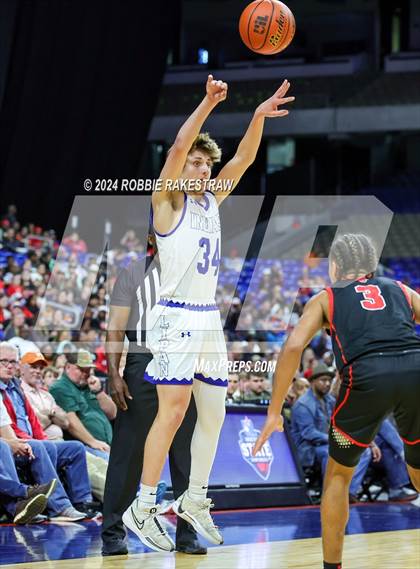 Thumbnail 1 in Lipan vs. Shelbyville (UIL 2A Basketball Final) photogallery.