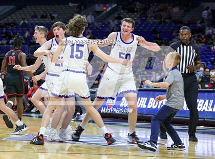 Thumbnail 1 in Lipan vs. Shelbyville (UIL 2A Basketball Final) photogallery.