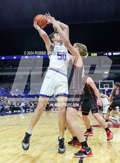 Thumbnail 3 in Lipan vs. Shelbyville (UIL 2A Basketball Final) photogallery.