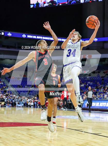 Thumbnail 2 in Lipan vs. Shelbyville (UIL 2A Basketball Final) photogallery.