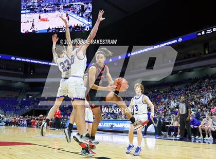 Thumbnail 1 in Lipan vs. Shelbyville (UIL 2A Basketball Final) photogallery.