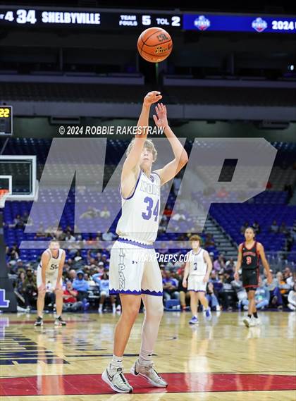 Thumbnail 2 in Lipan vs. Shelbyville (UIL 2A Basketball Final) photogallery.