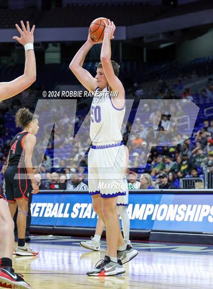 Thumbnail 2 in Lipan vs. Shelbyville (UIL 2A Basketball Final) photogallery.