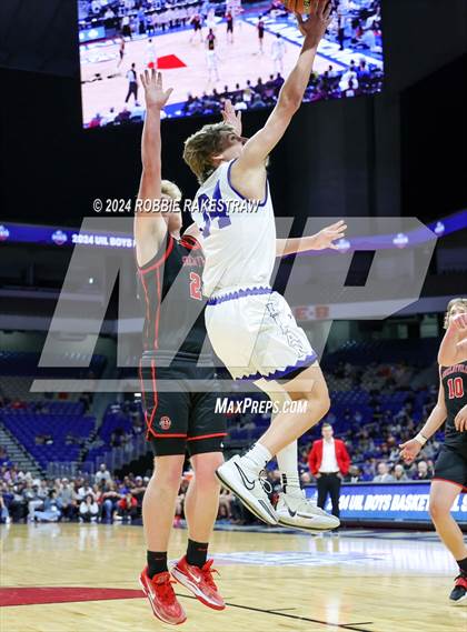 Thumbnail 2 in Lipan vs. Shelbyville (UIL 2A Basketball Final) photogallery.