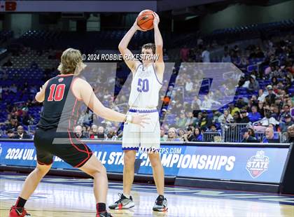 Thumbnail 2 in Lipan vs. Shelbyville (UIL 2A Basketball Final) photogallery.