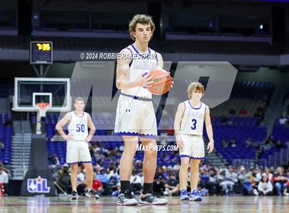 Thumbnail 2 in Lipan vs. Shelbyville (UIL 2A Basketball Final) photogallery.