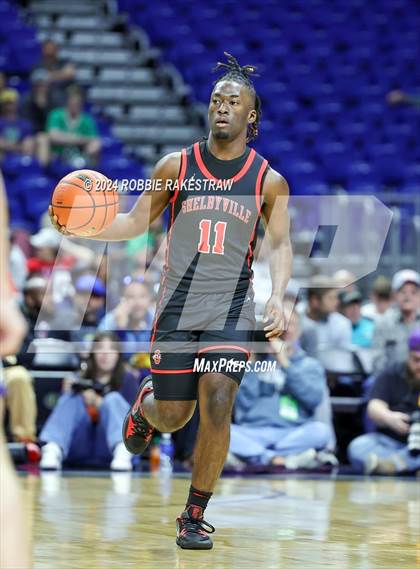 Thumbnail 2 in Lipan vs. Shelbyville (UIL 2A Basketball Final) photogallery.