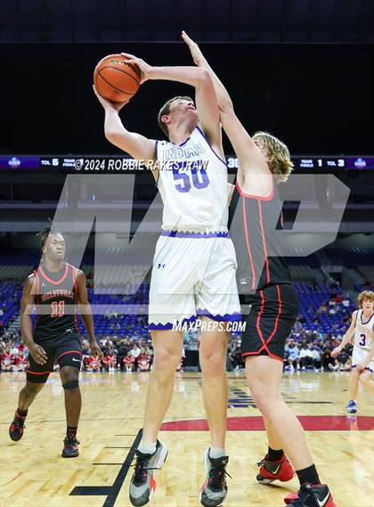 Thumbnail 1 in Lipan vs. Shelbyville (UIL 2A Basketball Final) photogallery.