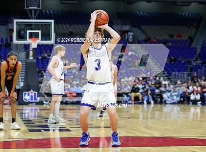 Thumbnail 2 in Lipan vs. Shelbyville (UIL 2A Basketball Final) photogallery.