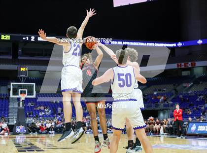 Thumbnail 1 in Lipan vs. Shelbyville (UIL 2A Basketball Final) photogallery.
