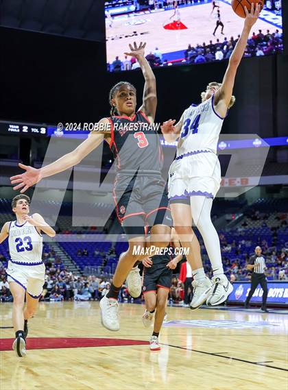 Thumbnail 1 in Lipan vs. Shelbyville (UIL 2A Basketball Final) photogallery.