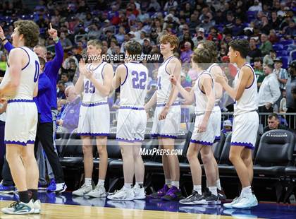 Thumbnail 2 in Lipan vs. Shelbyville (UIL 2A Basketball Final) photogallery.