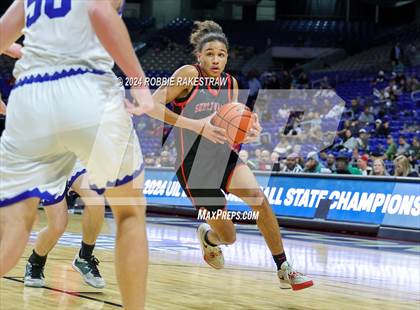 Thumbnail 2 in Lipan vs. Shelbyville (UIL 2A Basketball Final) photogallery.